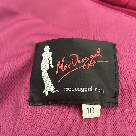 Mac Duggal leena High-Low One-Shoulder Gown size 10 - Picture 7 of 9